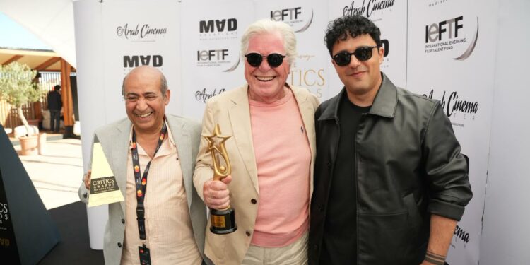 Hussein Fahmi Receives Arab Cinema Personality of the Year Award at Cannes