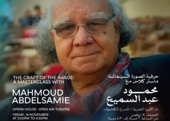 Mahmoud Abdelsamee Reveals the Secrets of Cinematic Imagery in a Lecture at the Open-Air Theatr